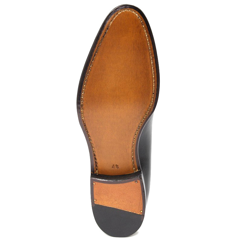 99107 / BLACK CALF (LEATHER SOLE)