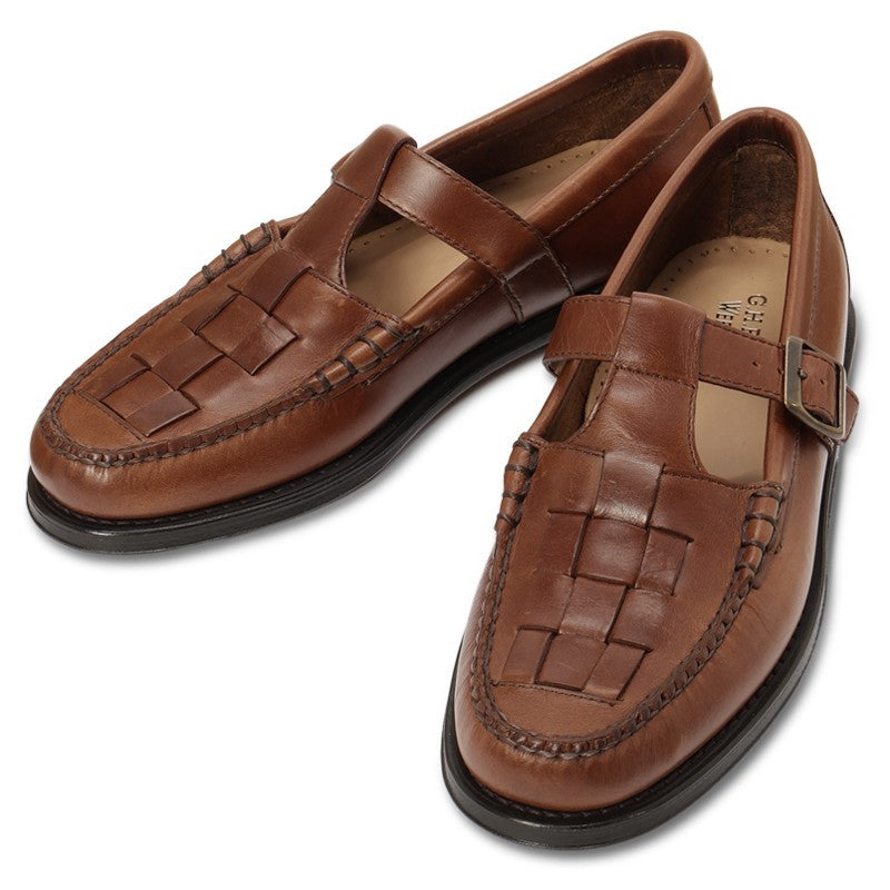 11003 / MID BROWN (LEATHER SOLE)