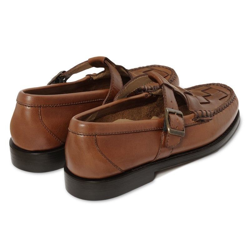 11003 / MID BROWN (LEATHER SOLE)