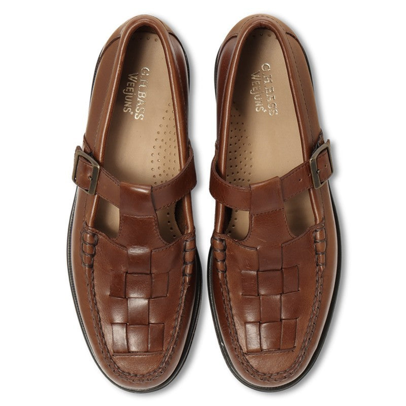 11003 / MID BROWN (LEATHER SOLE)