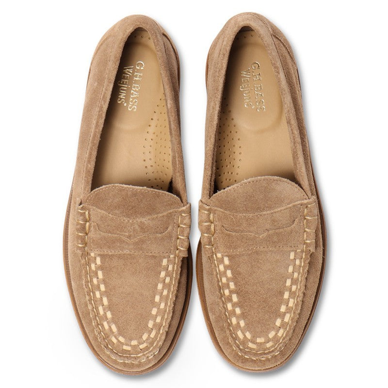 11012F / SUEDE EARTH (LEATHER SOLE)