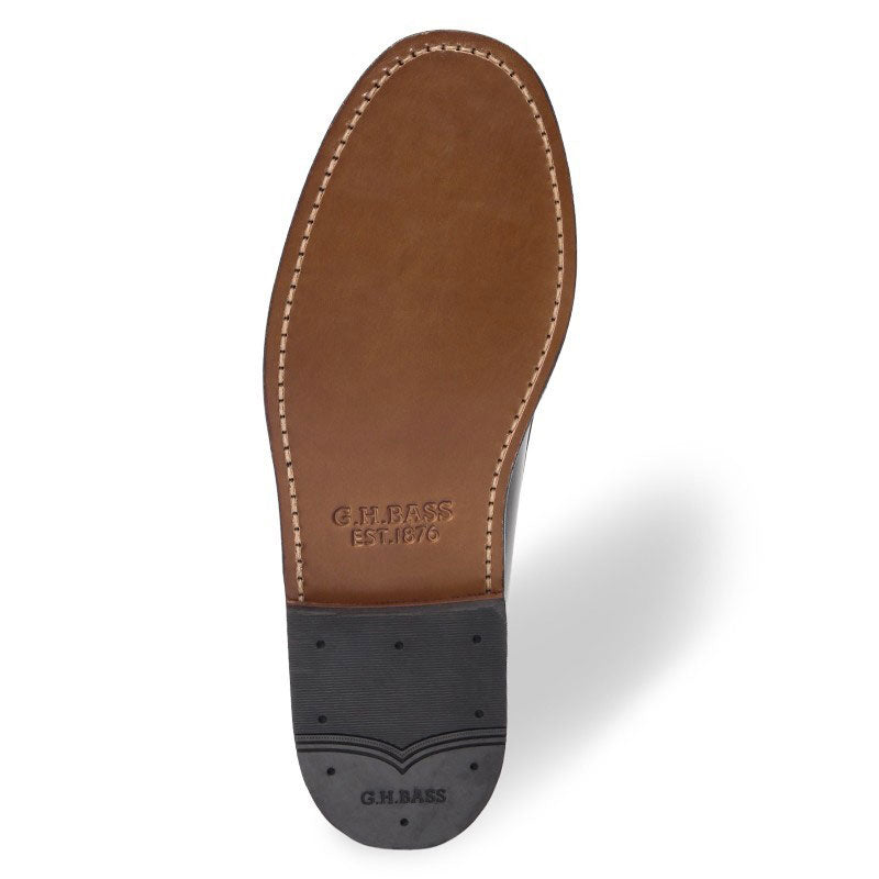 11075H LINCOLN / BLACK (LEATHER SOLE)