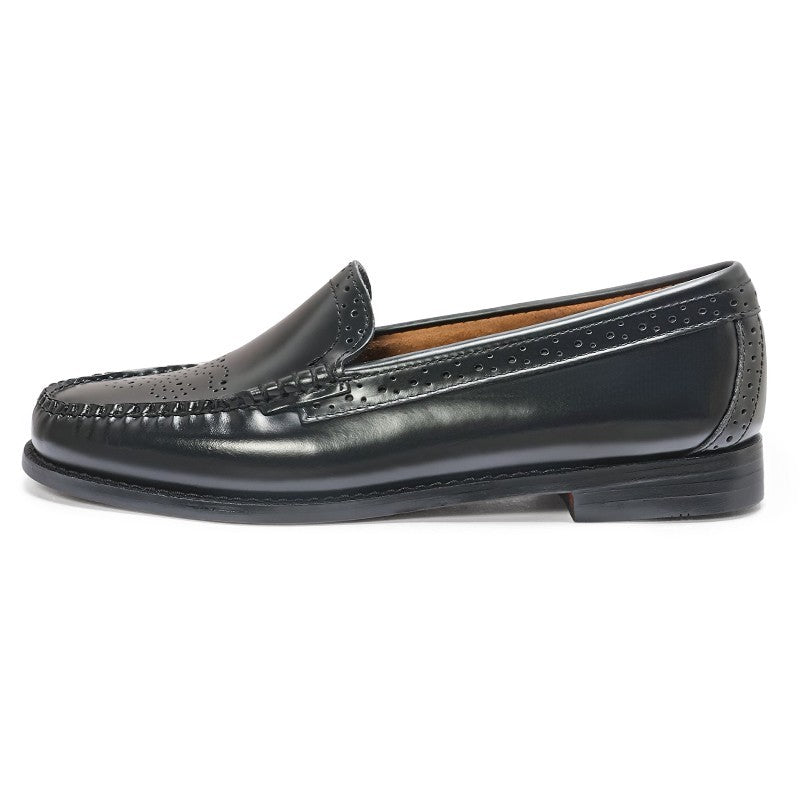 【NEW】41007A VENETIAN BROGUE / BLACK (LEATHER SOLE)