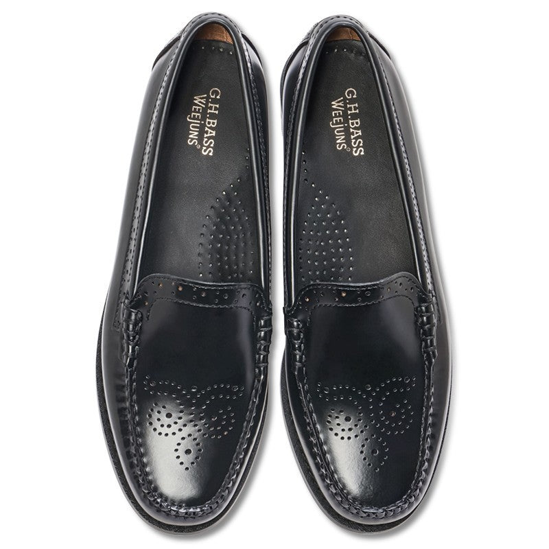 【NEW】41007A VENETIAN BROGUE / BLACK (LEATHER SOLE)