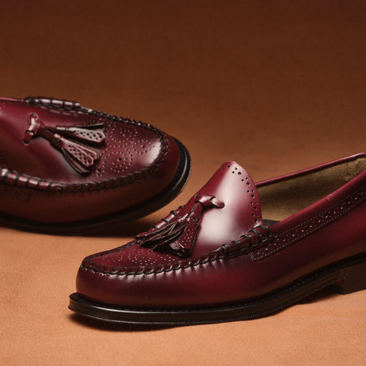 41019A / WINE (LEATHER SOLE)