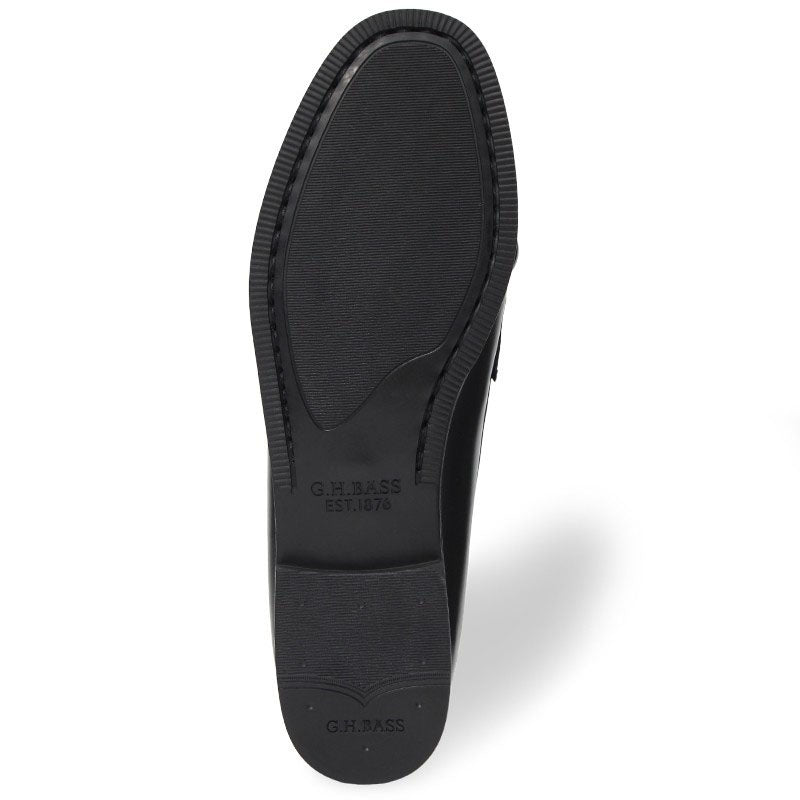 41724 ESTHER BOW / BLACK (RUBBER SOLE)