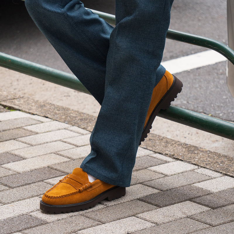 【NEW】11512 LARSON / TAN SUEDE (RUBBER SOLE)