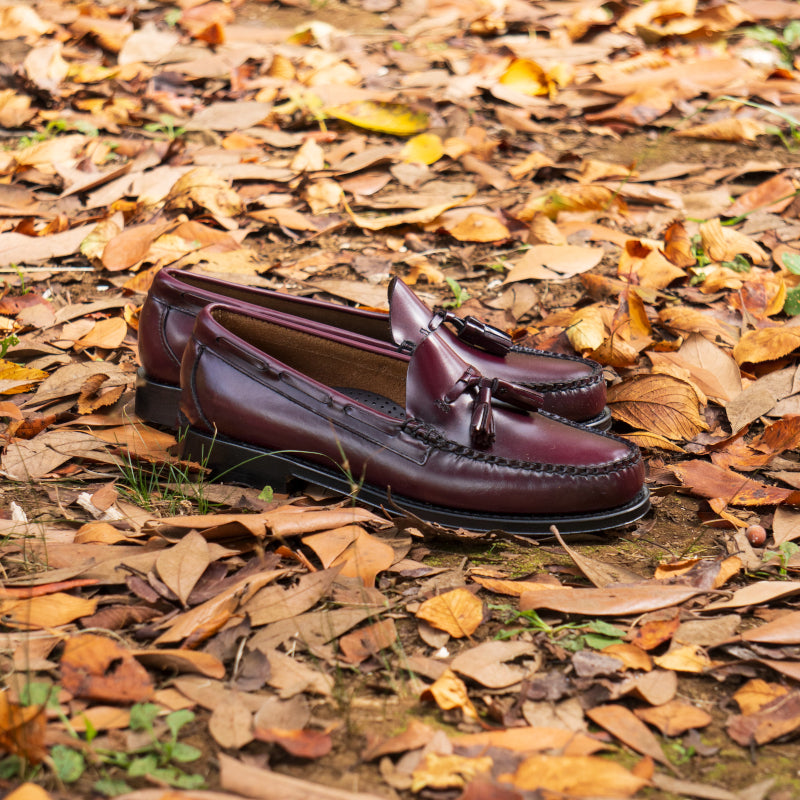 11015H LARKIN / WINE (LEATHER SOLE)