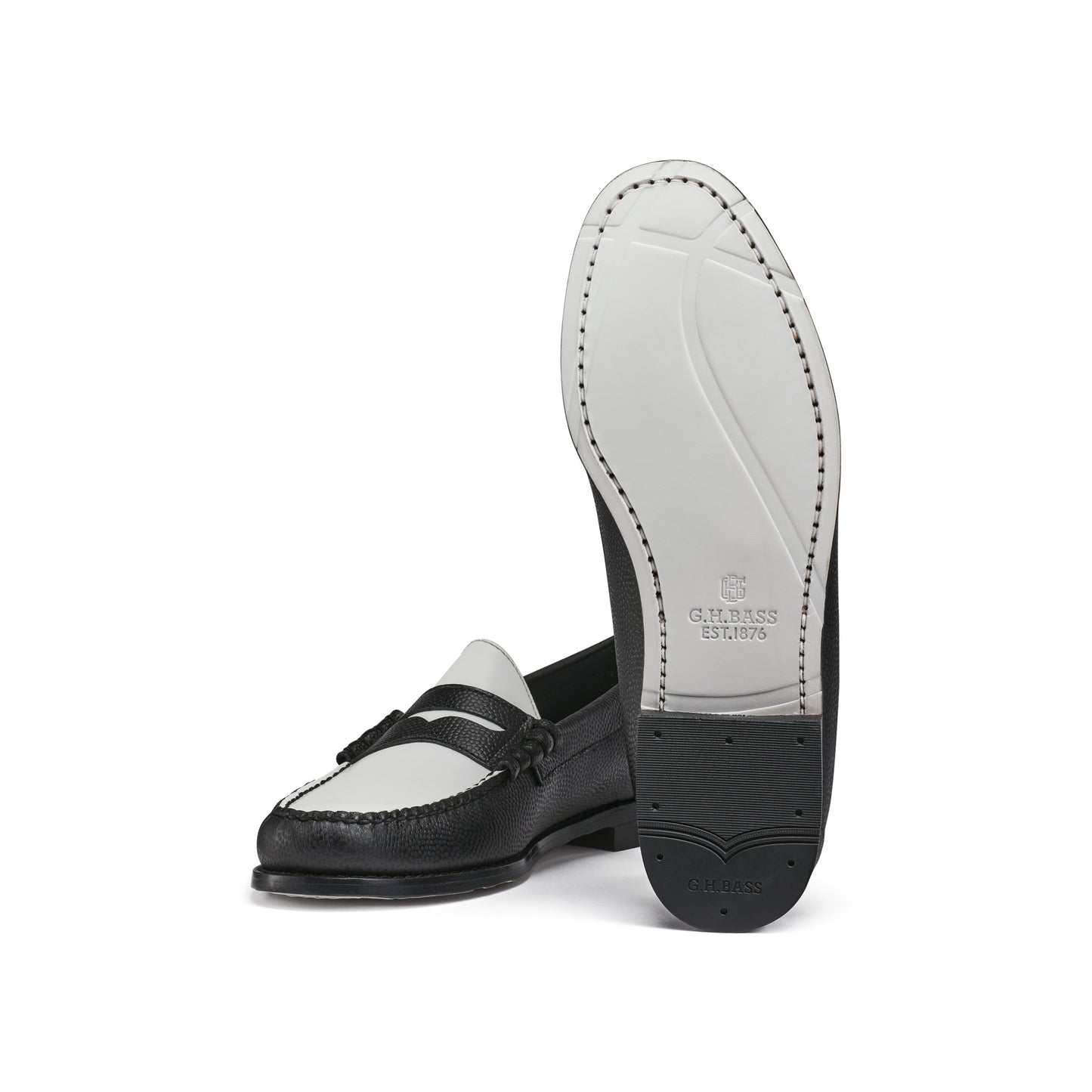 【NEW】REIGNING CHAMP Z5W592 / BLACK & WHITE (LEATHER SOLE)