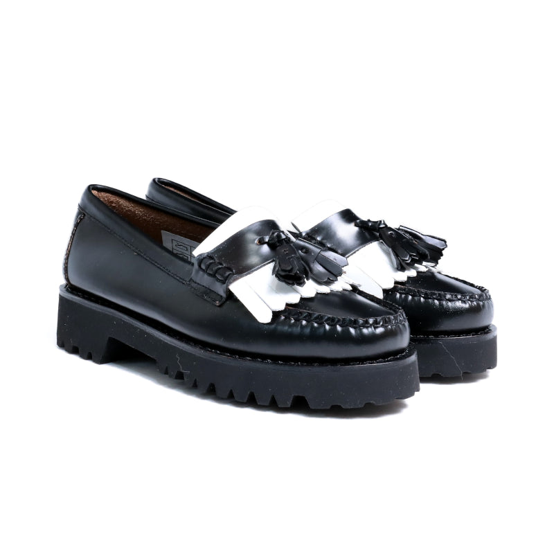 【新色】41820 ESTHER / BLACK & WHITE (RUBBER SOLE)