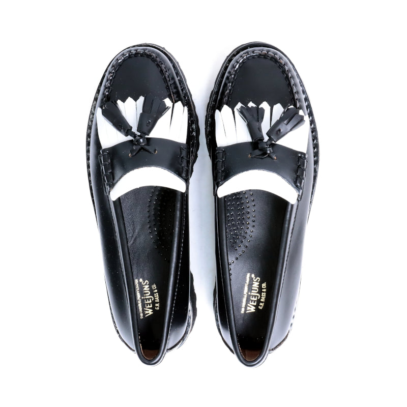 【新色】41820 ESTHER / BLACK & WHITE (RUBBER SOLE)