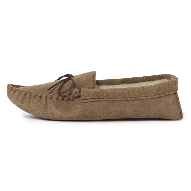 JAKE / Taupe Suede Mouton Lining (Suede Sole)