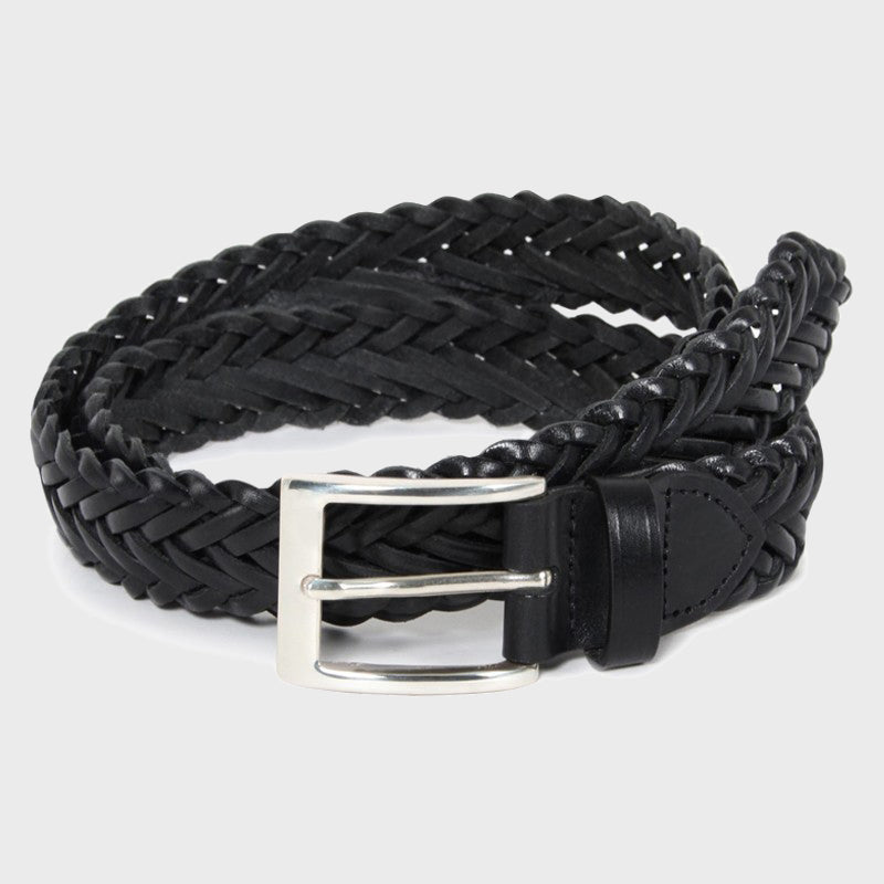 PLAITED BELT / BLACK