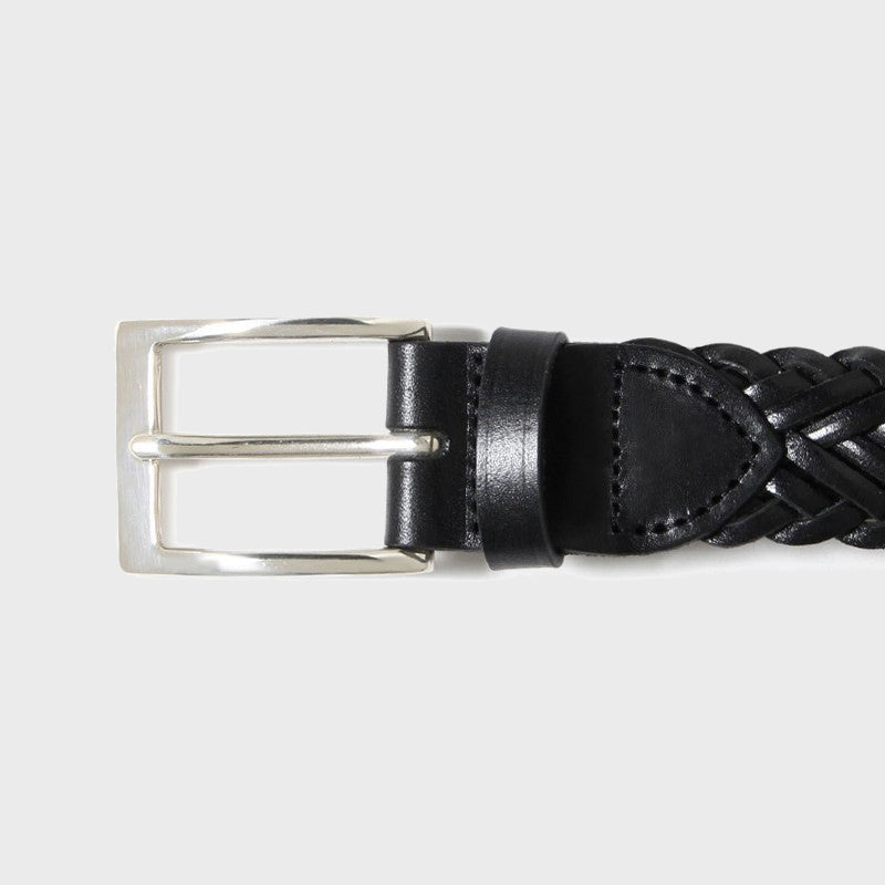 PLAITED BELT / BLACK