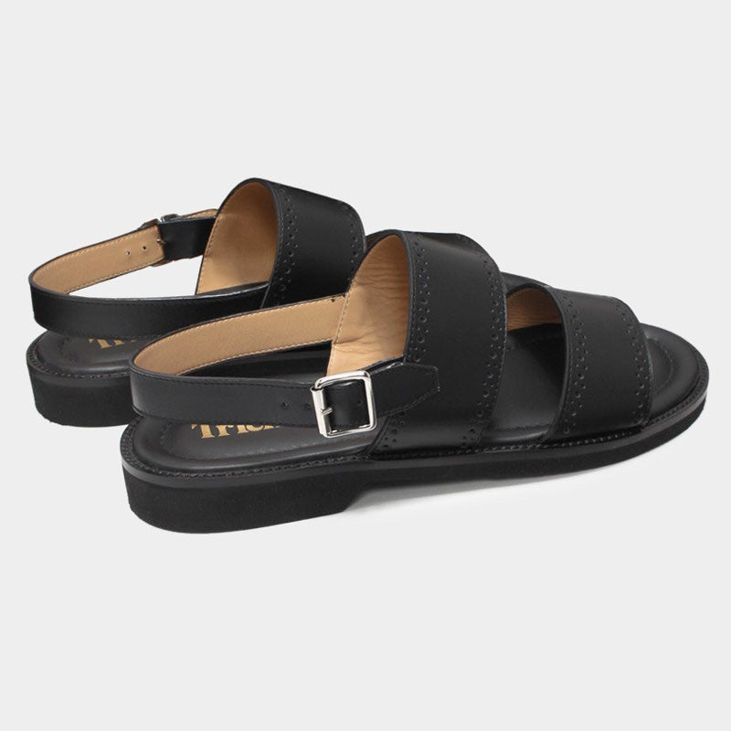Art.05 / BLACK CALF (RUBBER SOLE)