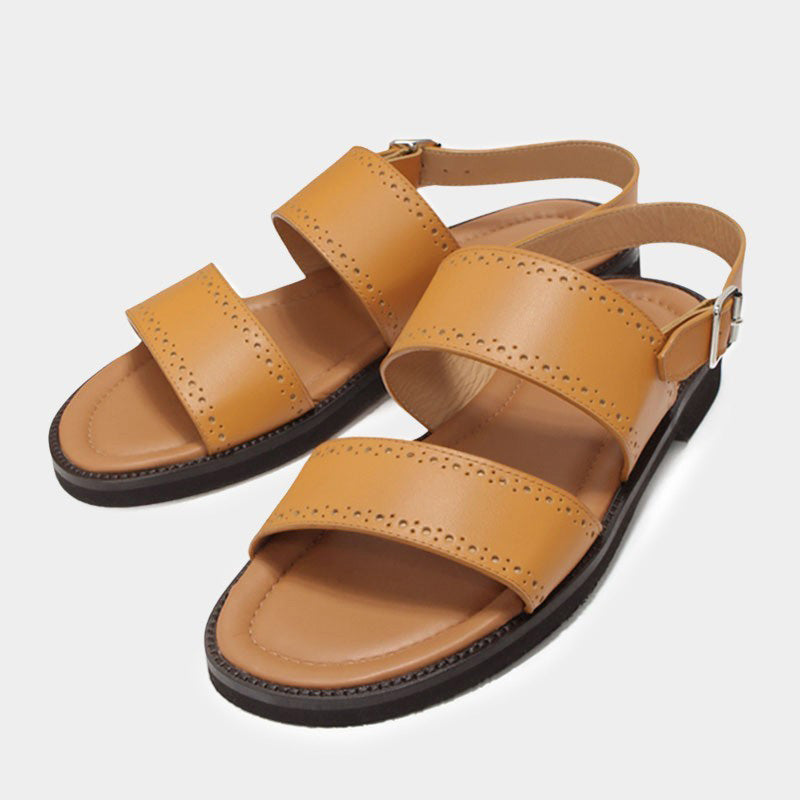 Art.05 / PAPAYA CALF (RUBBER SOLE)