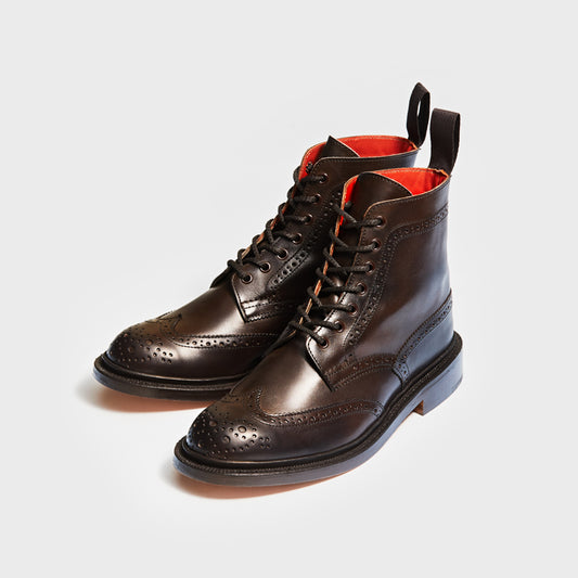 L5676 STEPHY / ESPRESSO BURNISHED (LEATHER SOLE)