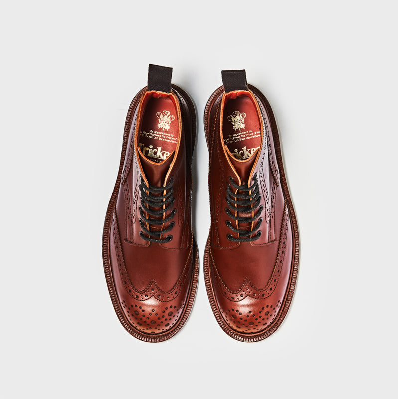 L5676 STEPHY / MARRON ANTIQUE (LEATHER SOLE)