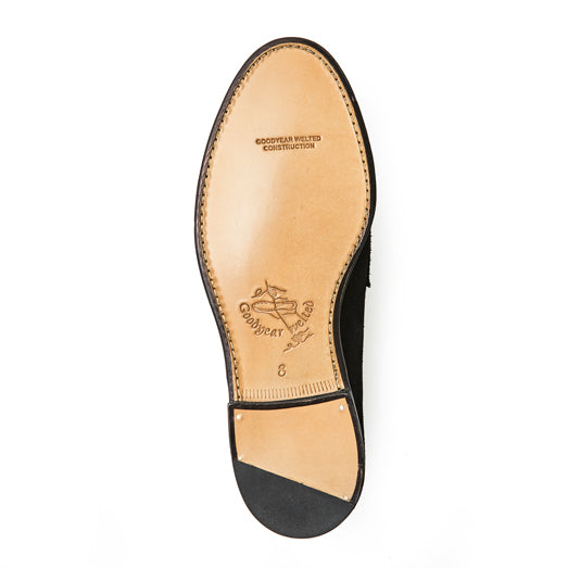 98957 / BLACK CALF (LEATHER SOLE)