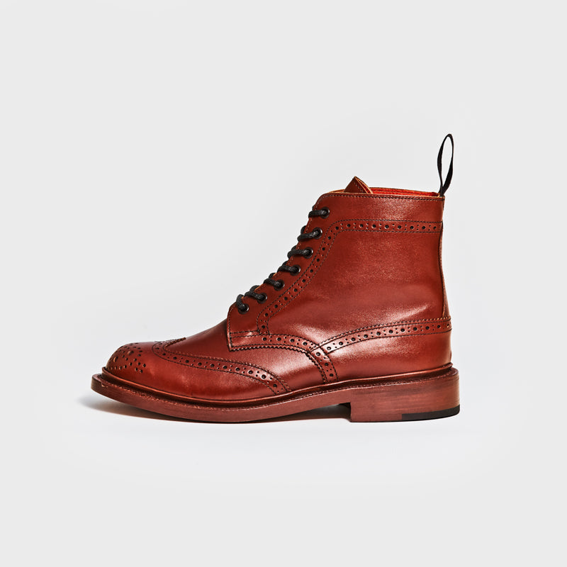 L5676 STEPHY / MARRON ANTIQUE (LEATHER SOLE)