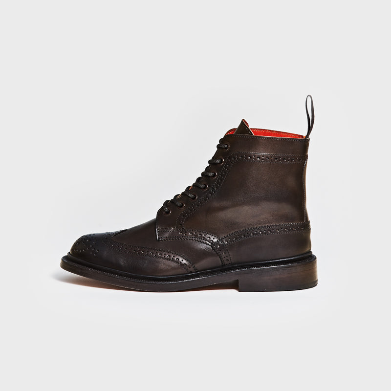 L5676 STEPHY / ESPRESSO BURNISHED (LEATHER SOLE)