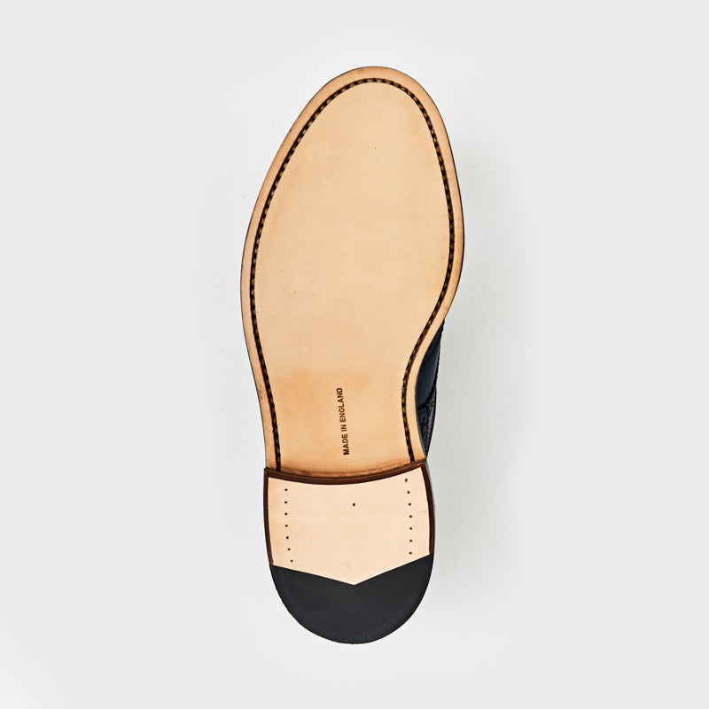 M5633 BOURTON / BLACK CALF (LEATHER SOLE)