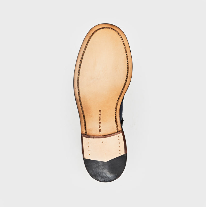 L5679 ANNE / ESPRESSO BURNISHED (LEATHER SOLE)