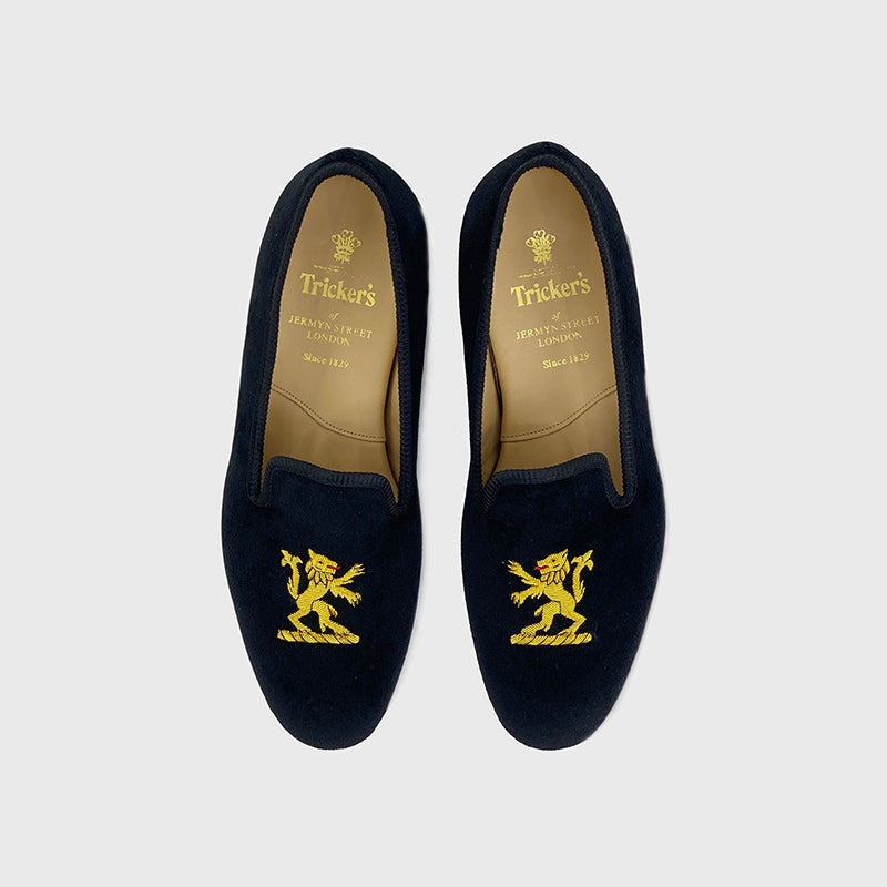 CHURCHILL / BLACK VELVET LION (HALF RUBBER SOLE)