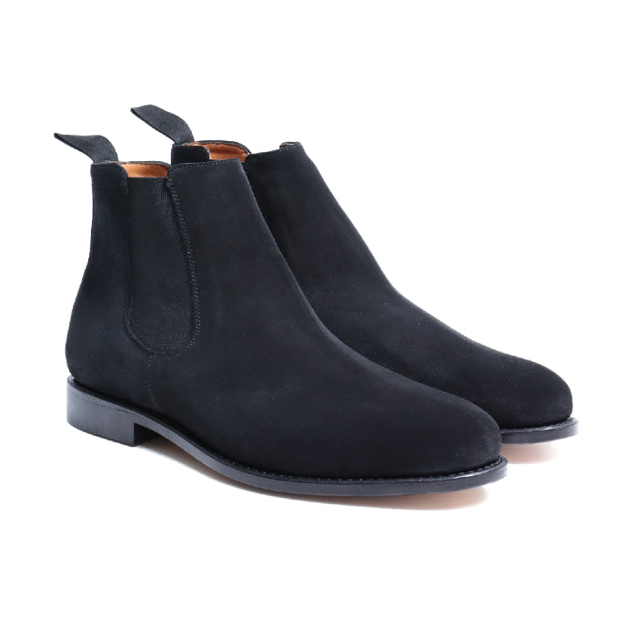 【SALE】99034 / BLACK REPELLO SUEDE (LEATHER SOLE)