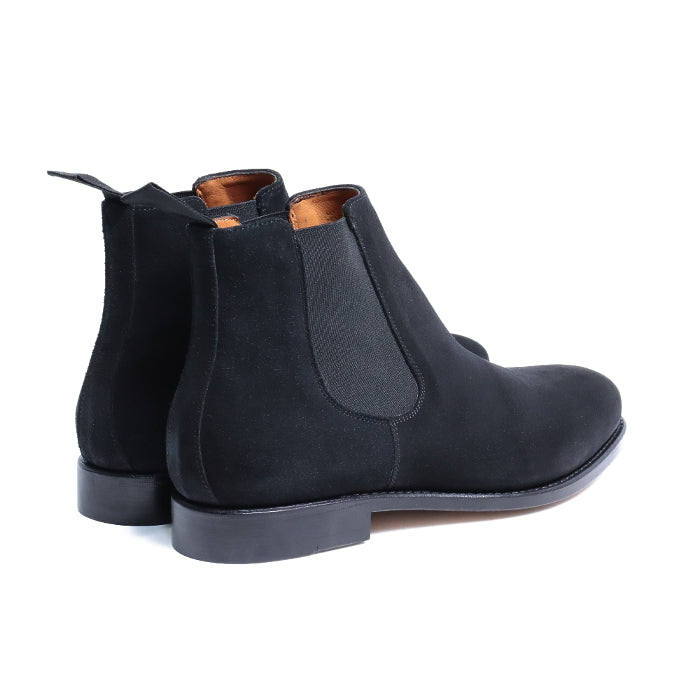 【SALE】99034 / BLACK REPELLO SUEDE (LEATHER SOLE)