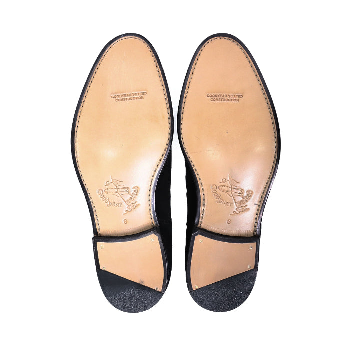 【SALE】99034 / BLACK REPELLO SUEDE (LEATHER SOLE)