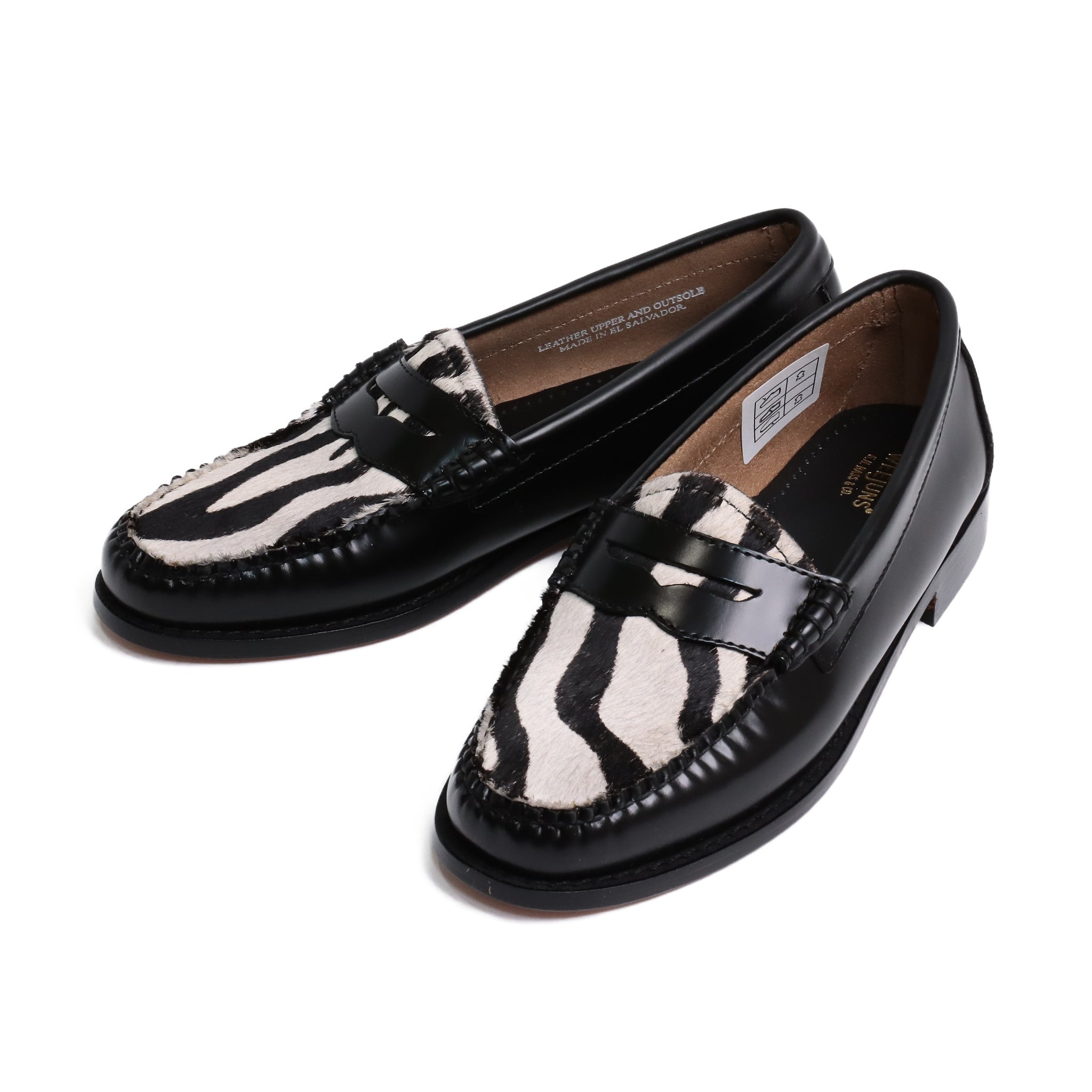 【SALE】41088J EXOTIC MIX / BLACK & ZEBRA (LEATHER SOLE)