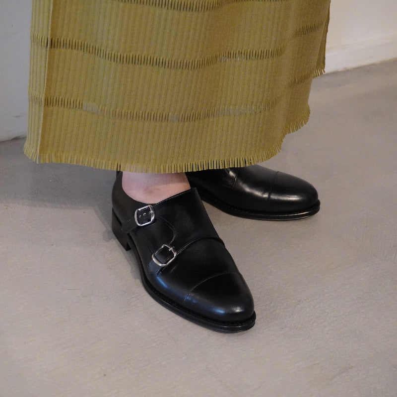 98679 / BLACK CALF (LEATHER SOLE)