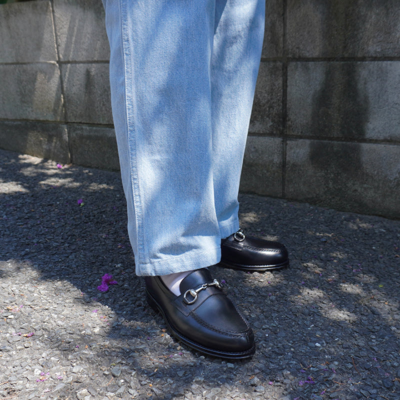 98976 / BLACK (LEATHER SOLE)