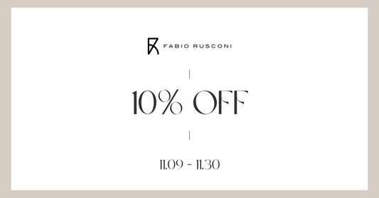 【FABIO RUSCONI】全品対象10%OFFキャンペーン