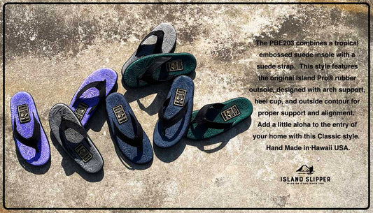 ISLAND SLIPPER | Web限定 Tropical Emboss Suede
