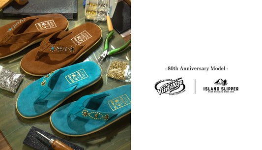 【先行予約】ISLAND SLIPPER 80th｜Vin&Ageによるカスタムスタッズコラボ