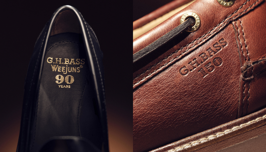 G.H.BASSが創業150周年とWEEJUNS誕生90周年の限定モデルを同時リリース
