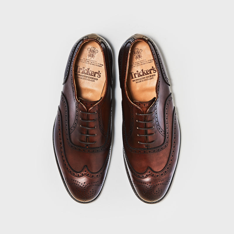 【Tricker's Archive】M6463 NORFOLK / CHESTNUT BURNISHED (LEATHER SOLE) / UK7.5 (26.0)
