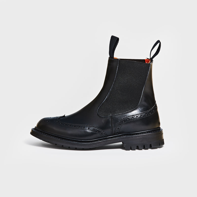 【Tricker's Archive】L2754 SILVIA / BLACK CALF (COMMANDO SOLE) / UK4.5 (23.5)