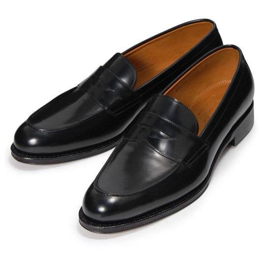 98610 Seram / BLACK HIGH SHINE (LEATHER SOLE)