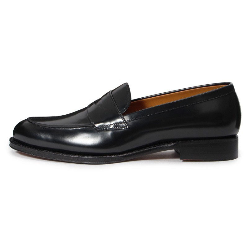 98610 Seram / BLACK HIGH SHINE (LEATHER SOLE)