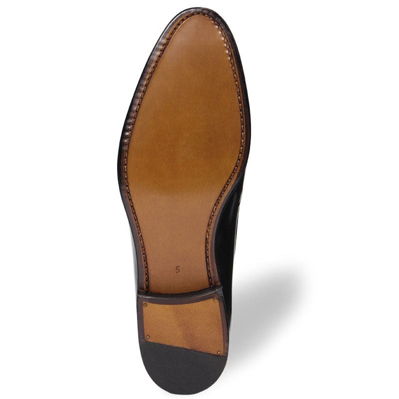 98610 Seram / BLACK HIGH SHINE (LEATHER SOLE)