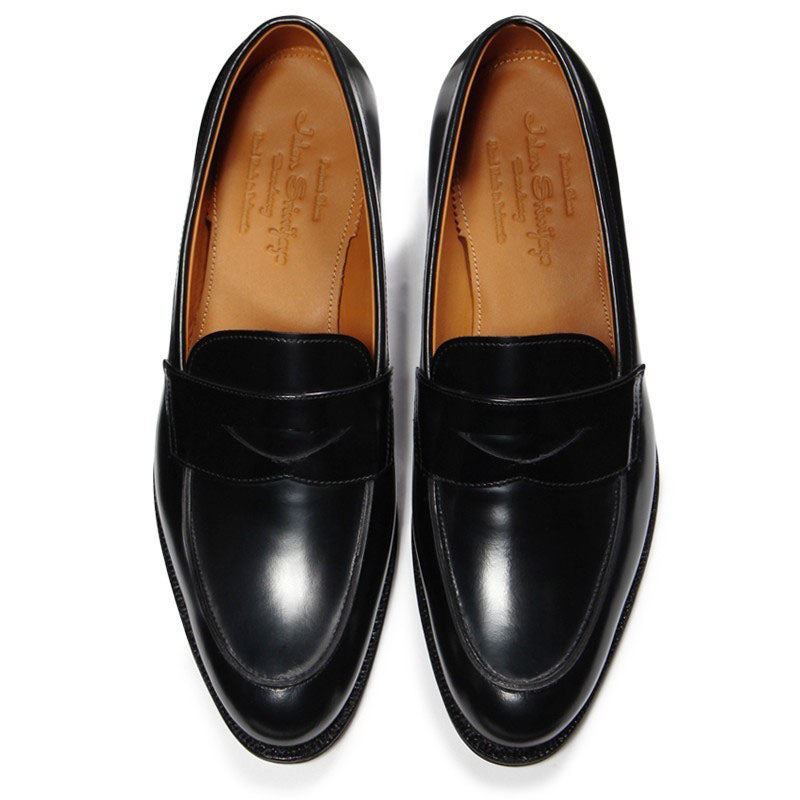 98610 Seram / BLACK HIGH SHINE (LEATHER SOLE)
