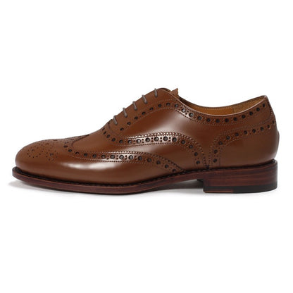 98763 / COGNAC HIGH SHINE (LEATHER SOLE)
