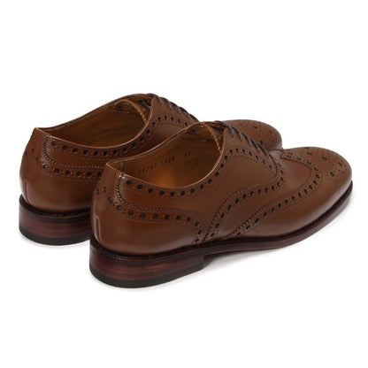 98763 / COGNAC HIGH SHINE (LEATHER SOLE)
