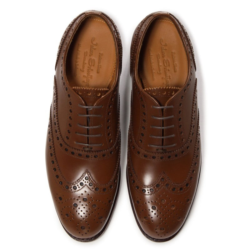 98763 / COGNAC HIGH SHINE (LEATHER SOLE)