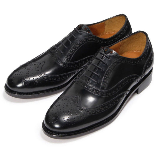 98763 / BLACK HIGH SHINE (LEATHER SOLE)