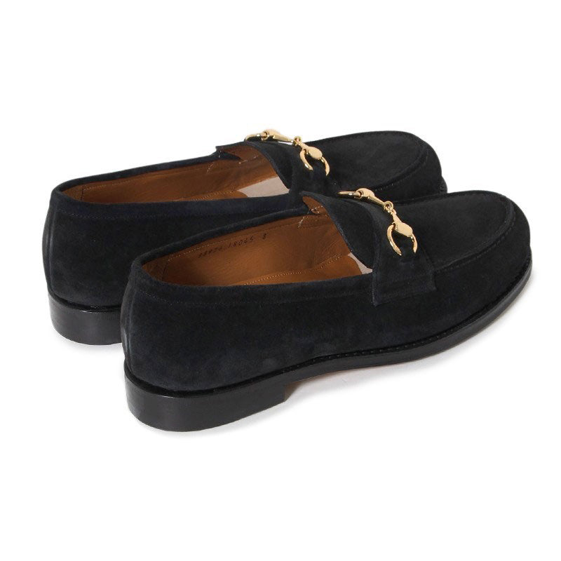 98976 / REPELLO SUEDE BLACK (LEATHER SOLE)