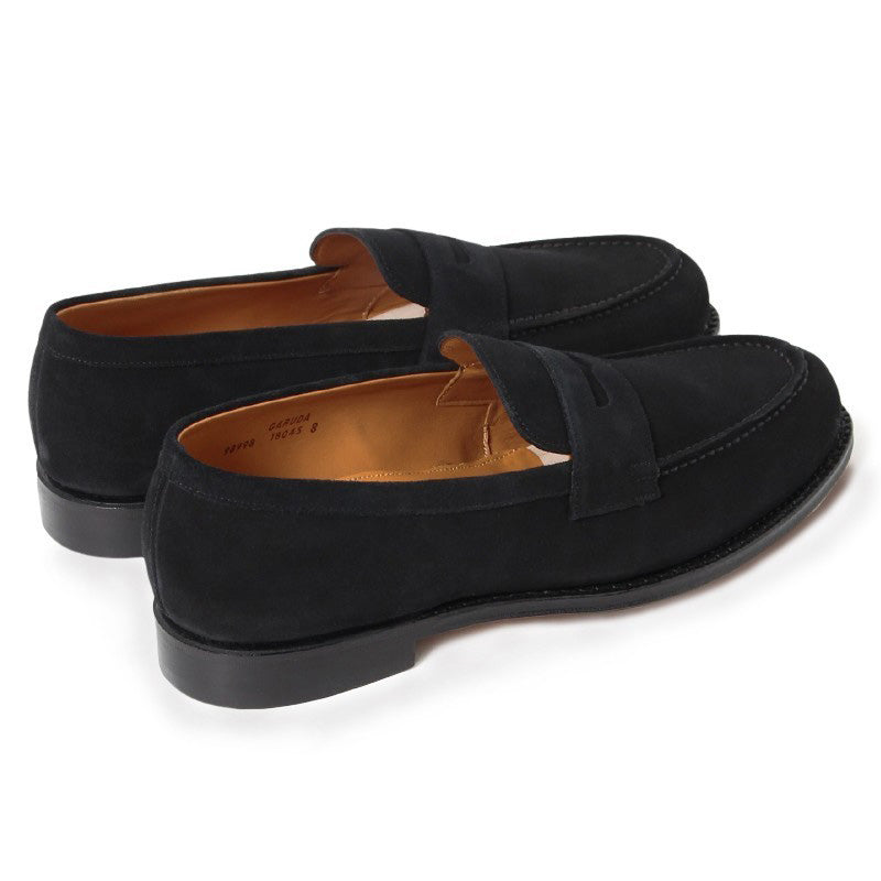 98998 Garuda / BLACK REPELLO SUEDE (LEATHER SOLE)